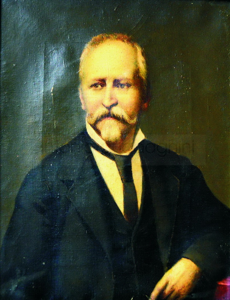 L'ing. Ferrari - 1880 ca. - olio su tela cm. 64x48 - coll. privata